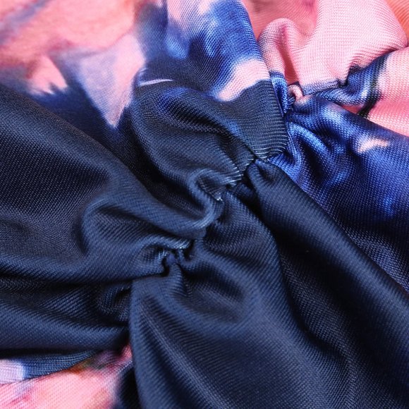 Pink Tie-dye Scrunch Butt Yoga Shorts - Picture 11 of 13